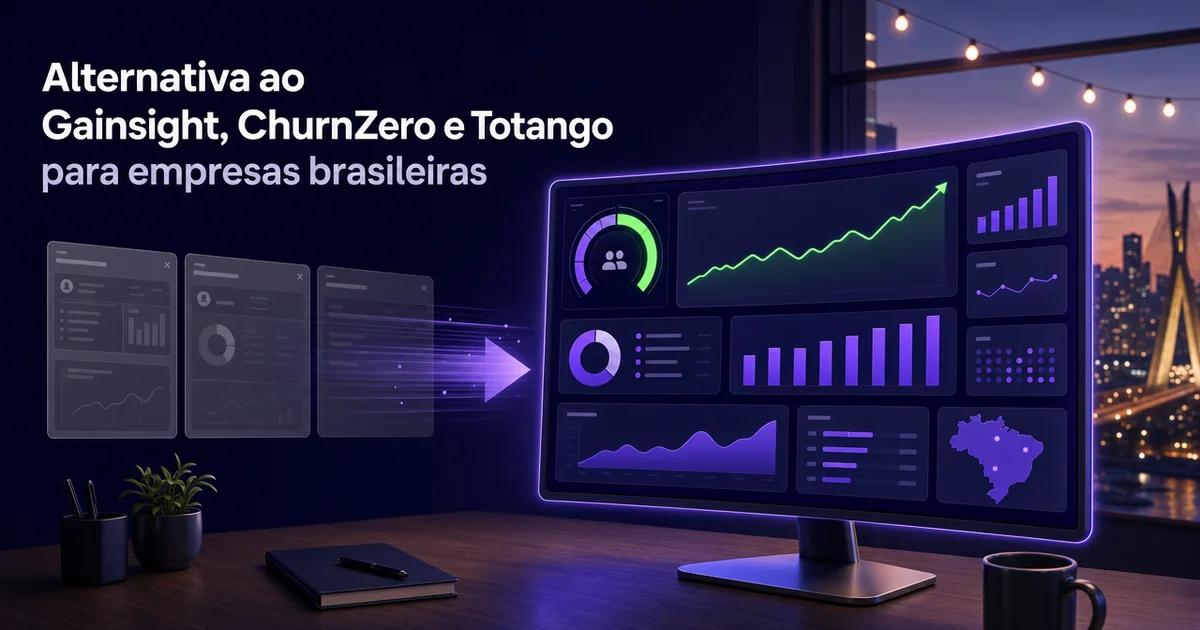 Alternativa ao Gainsight, ChurnZero e Totango: o que muda para empresas brasileiras
